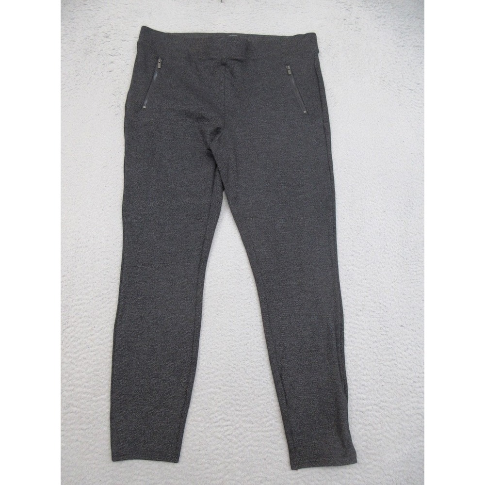 Ann Taylor Pants Women L Gray Officecore Workwear Modern Classic Capsule Stretch